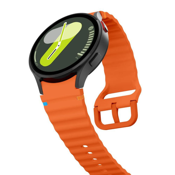 Samsung Galaxy Watch 4 / 5 / 6 / 7 / FE Tech-Protect Silicone Sport Urrem - Orange
