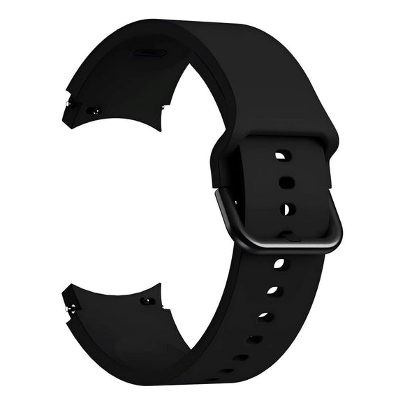Samsung Galaxy Watch 4 / 5 / 6 / 7 / FE Tech-Protect Silikone Urrem - Black