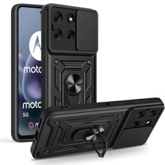 Motorola Moto G86 Tech-Protect Håndværker Cover m. Magnetisk Kickstand & Camslider - Sort