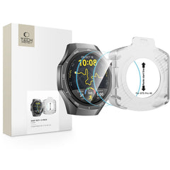 Huawei Watch GT 5 Pro (46mm) Tech-Protect Easy Set+ Skærmbeskyttelsessæt m. Monteringsramme - 2 stk. - Gennemsigtig