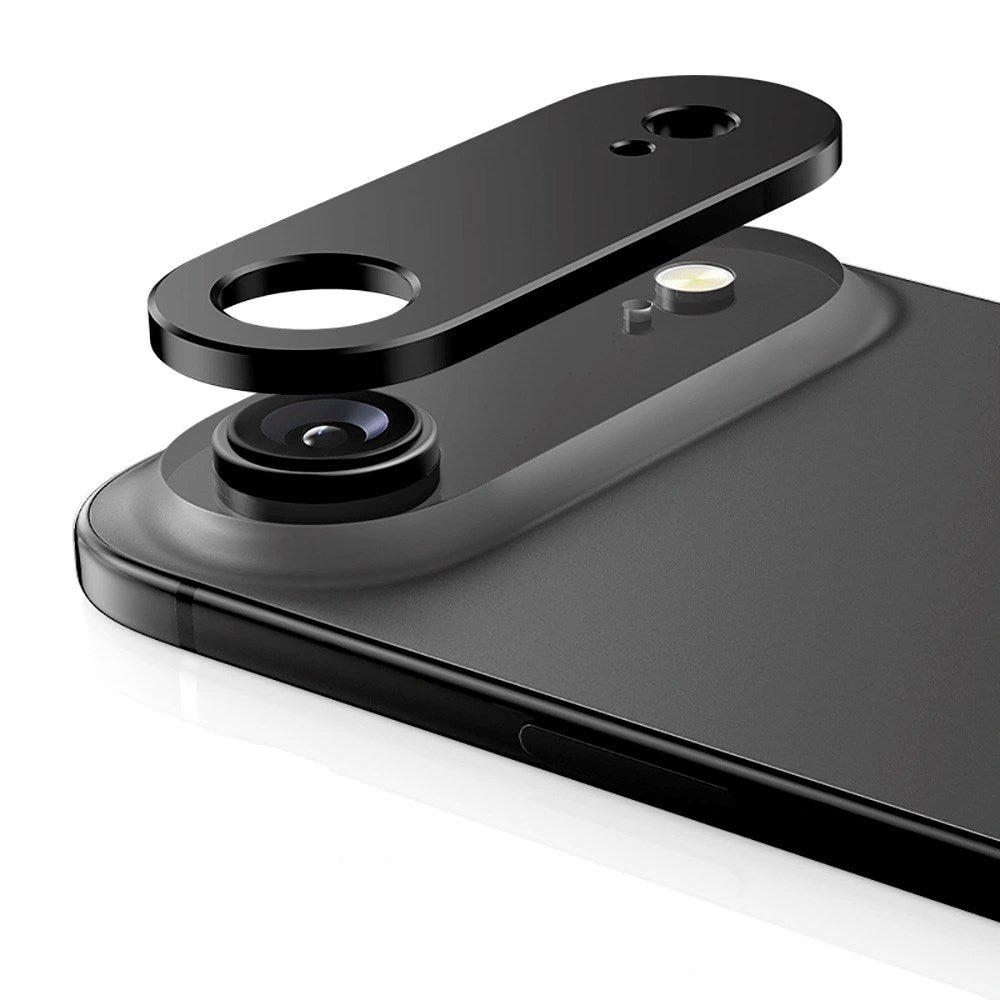 iPhone Air Tech-Protect CamAlloy Fit+ Kameralinsebeskyttelsescover - Sort