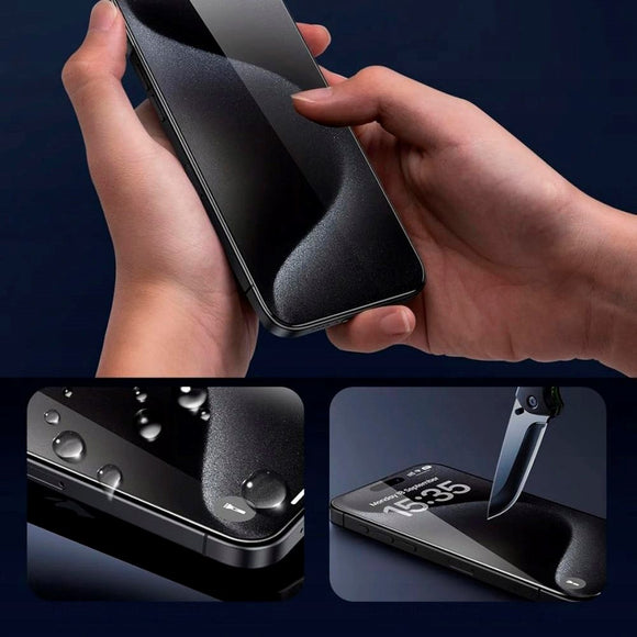 iPhone 17 / 17 Pro / 16 Pro Tech-Protect Glass Fit+ Skærmbeskyttelsesglas - 2 stk - Gennemsigtig