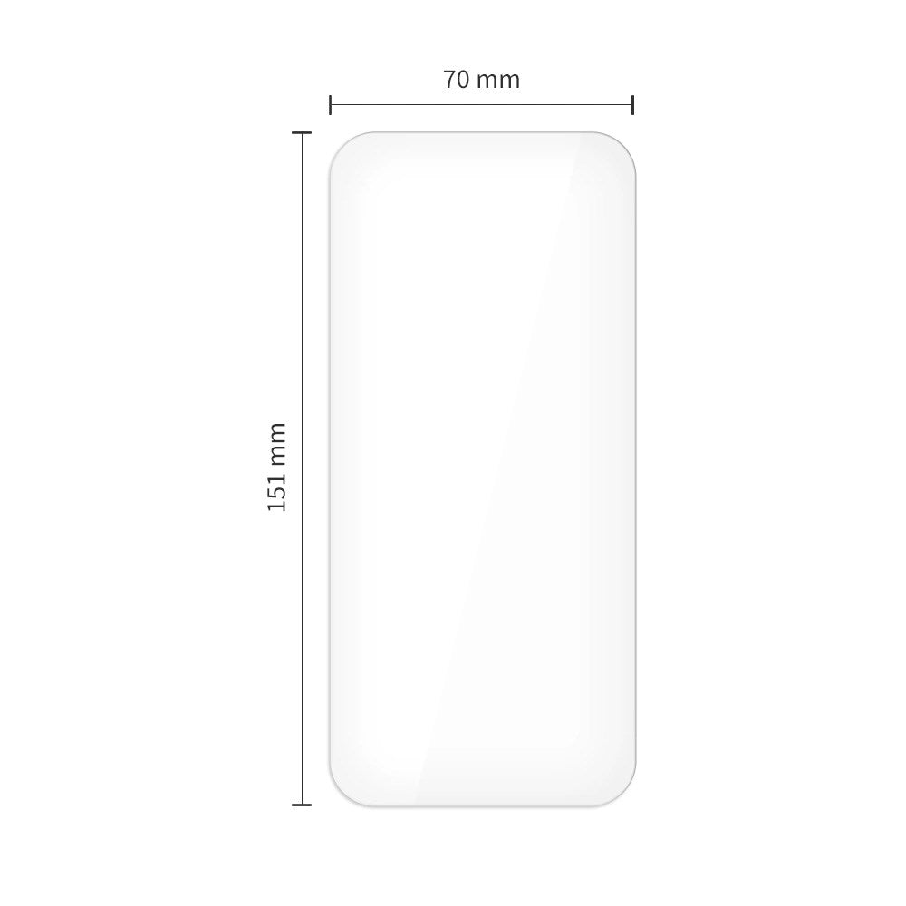 iPhone Air Tech-Protect Glass Fit+ Skærmbeskyttelsesglas - 2 stk - Gennemsigtig
