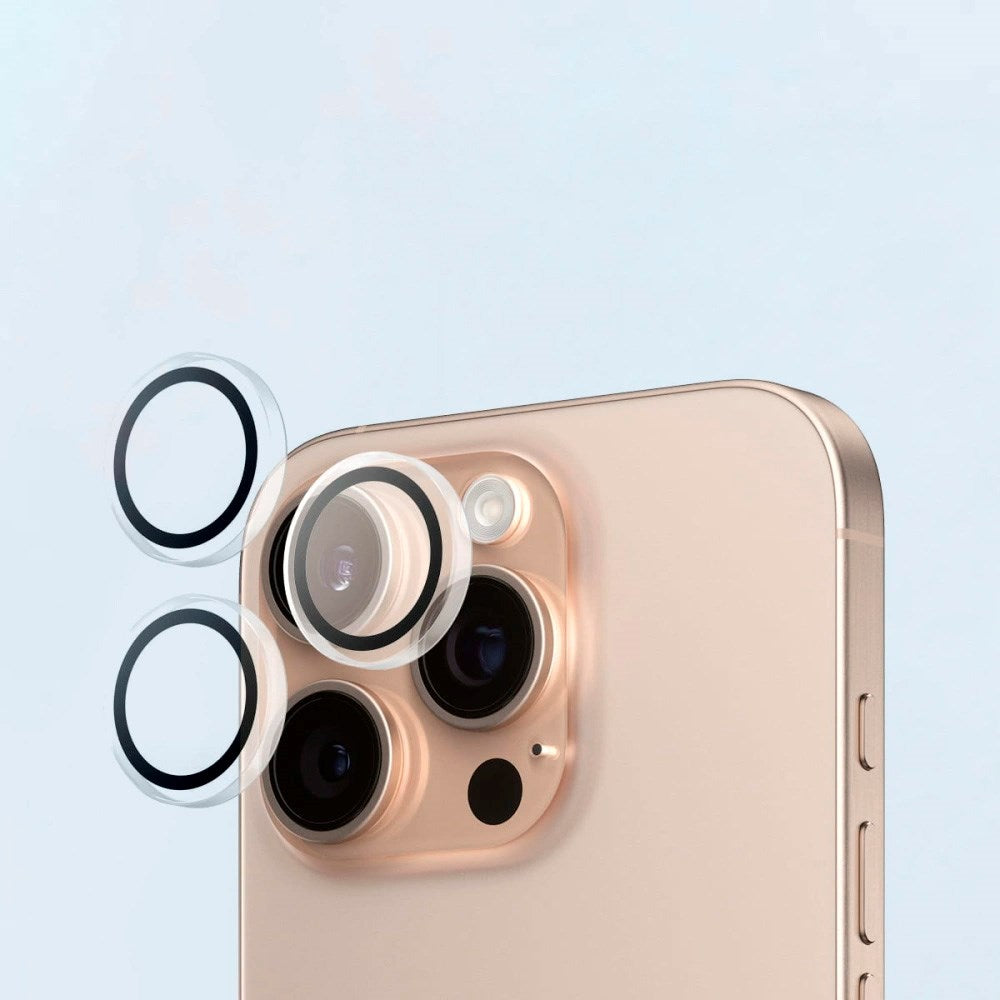 iPhone 17 Pro Max / 16 Pro Max Tech-Protect Easy Set+ Beskyttelsessæt m. Skærmbeskyttelsesglas & Kameralinsebeskyttelsesglas - Gennemsigtig