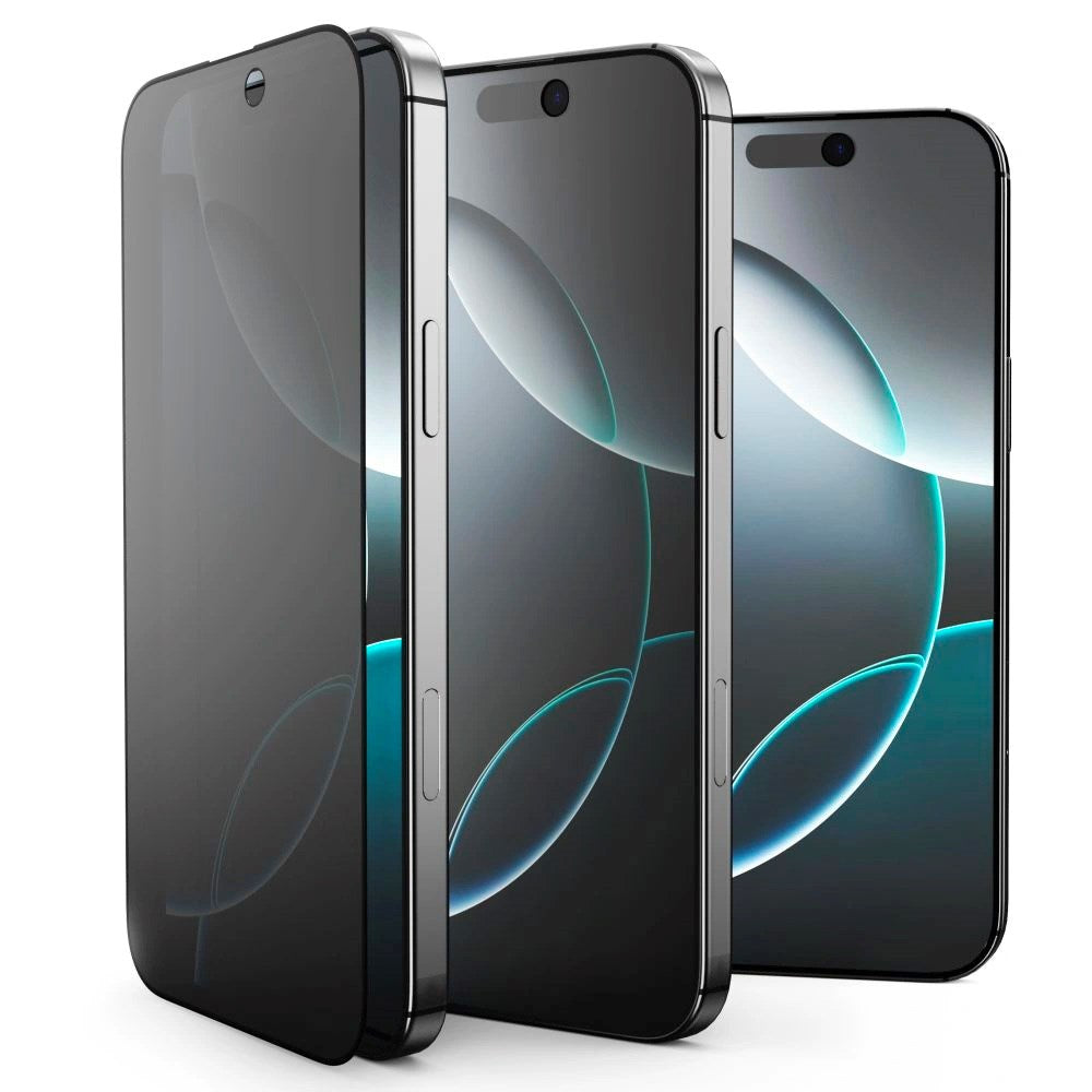 iPhone 17 Pro Max / 16 Pro Max Tech-Protect Glass Spy+ Skærmbeskyttelsesglas - Privacy Funktion - 2 stk - Gennemsigtig