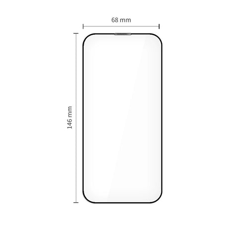 iPhone 17 Pro Tech-Protect Quick Set+ Skærmbeskyttelsesglas - 2 stk - Gennemsigtig / Sort Kant