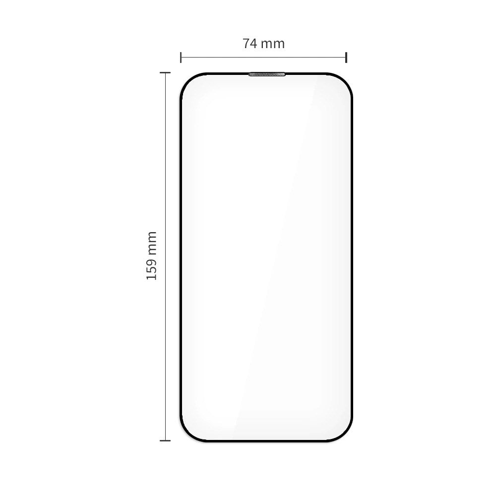 iPhone 17 Pro Max Tech-Protect Quick Set+ Skærmbeskyttelsesglas - 2 stk - Gennemsigtig / Sort Kant