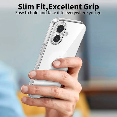 iPhone 17 Tech-Protect Flexair Fleksibel Plast Cover - Gennemsigtig