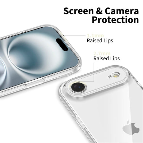 iPhone Air Tech-Protect Flexair Fleksibel Plast Cover - Gennemsigtig
