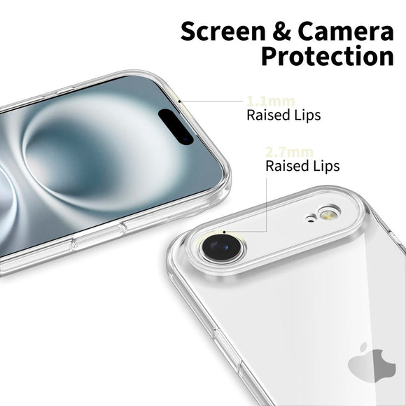 iPhone Air Tech-Protect Flexair Fleksibel Plast Cover - Gennemsigtig