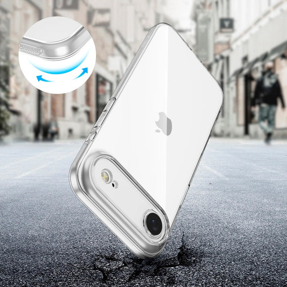 iPhone Air Tech-Protect Flexair Fleksibel Plast Cover - Gennemsigtig