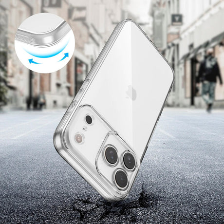 iPhone 17 Pro Tech-Protect Flexair Fleksibel Plast Cover - Gennemsigtig