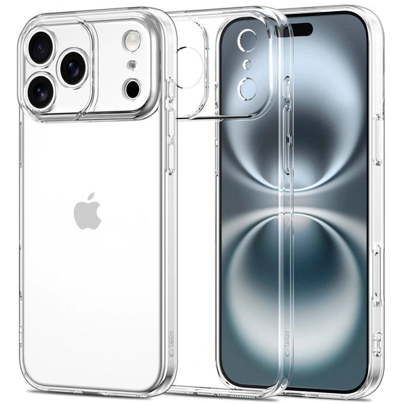 iPhone 17 Pro Max Tech-Protect Flexair Fleksibel Plast Cover - Gennemsigtig