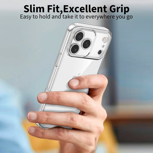 iPhone 17 Pro Max Tech-Protect Flexair Fleksibel Plast Cover - Gennemsigtig