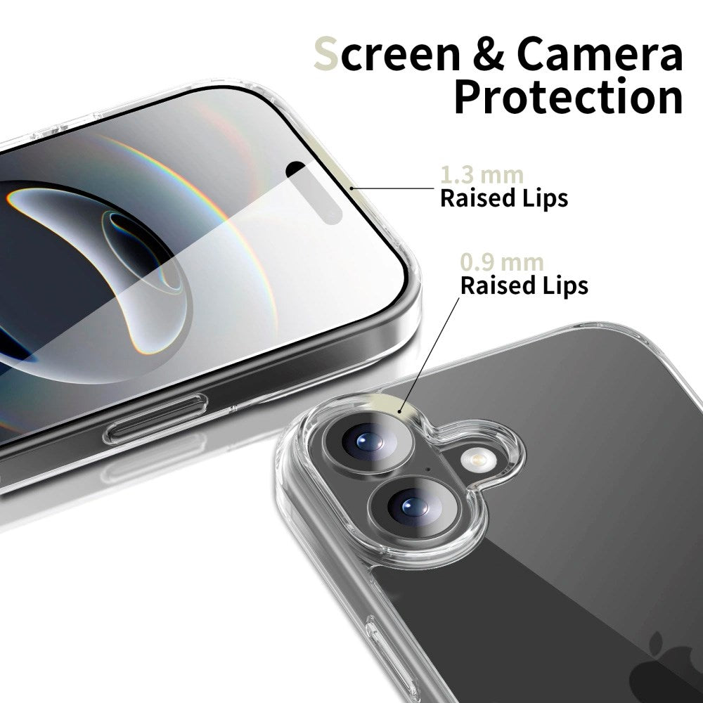 iPhone 17 Tech-Protect Flexair Hybrid Cover - Gennemsigtig