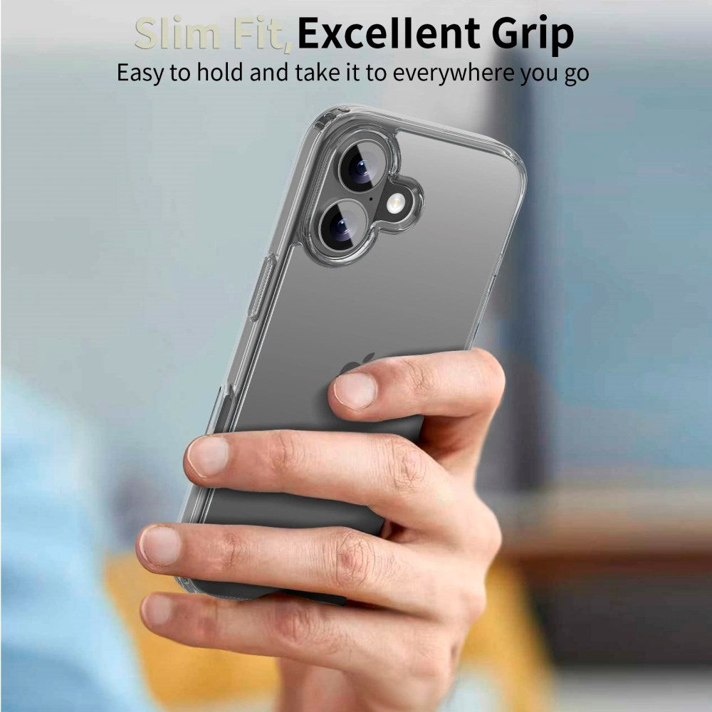 iPhone 17 Tech-Protect Flexair Hybrid Cover - Gennemsigtig