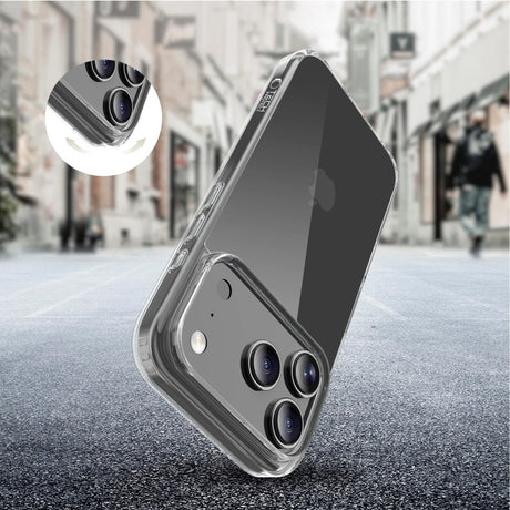 iPhone 17 Pro Tech-Protect Flexair Hybrid Cover - Gennemsigtig