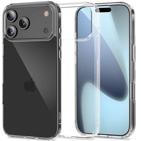 iPhone 17 Pro Max Tech-Protect Flexair Hybrid Cover - Gennemsigtig