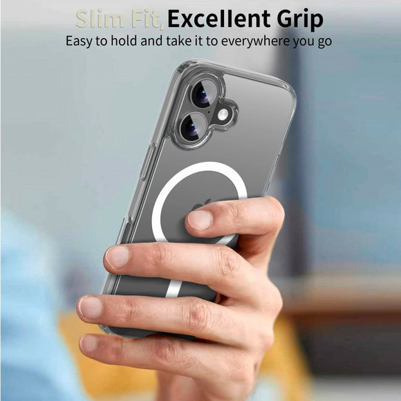 iPhone 17 Tech-Protect Flexair Hybrid Cover - MagSafe Kompatibel - Gennemsigtig