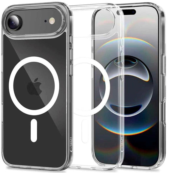 iPhone Air Tech-Protect Flexair Hybrid Cover - MagSafe Kompatibel - Gennemsigtig