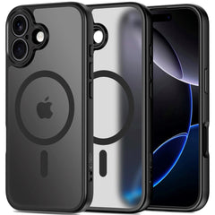 iPhone 17 Tech-Protect BasicMag Hybrid Cover - MagSafe Kompatibel - Mat Sort