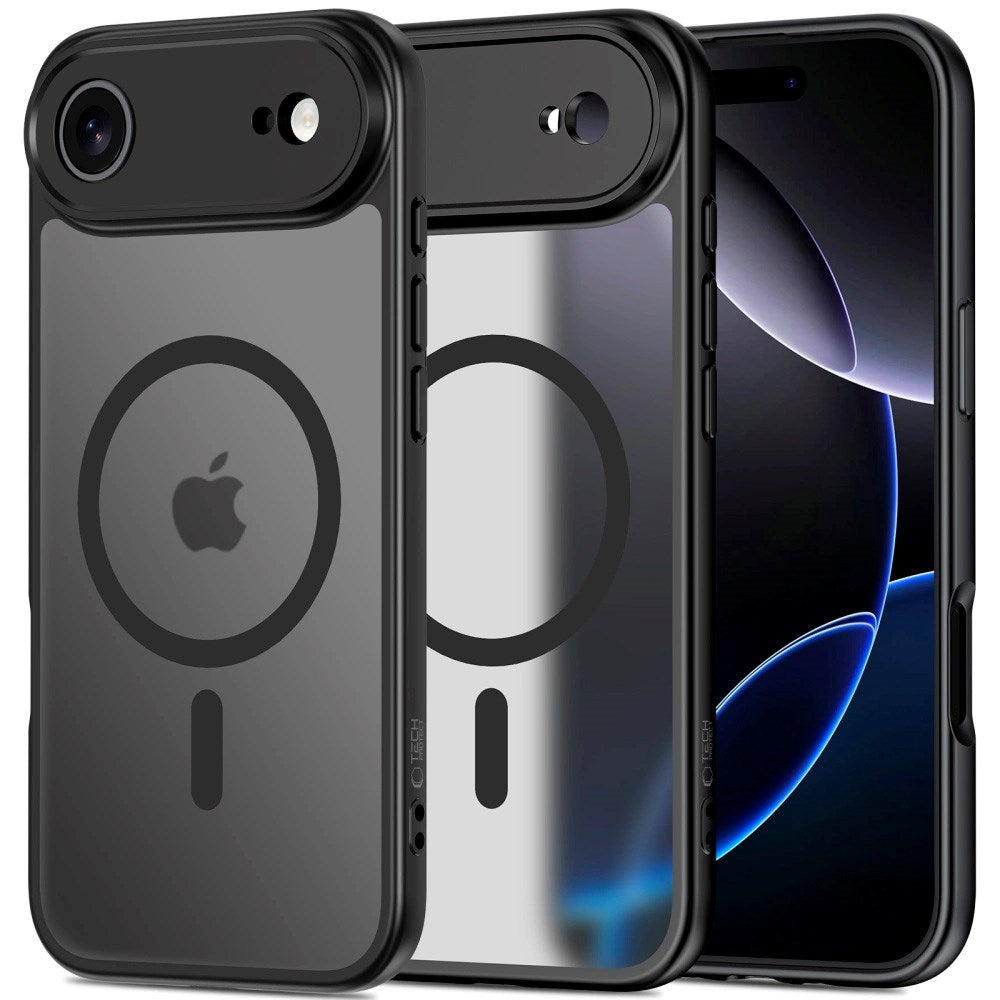 iPhone Air Tech-Protect BasicMag Hybrid Cover - MagSafe Kompatibel - Mat Sort