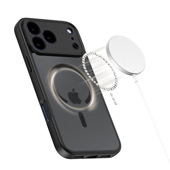 iPhone 17 Pro Tech-Protect BasicMag Hybrid Cover - MagSafe Kompatibel - Mat Sort