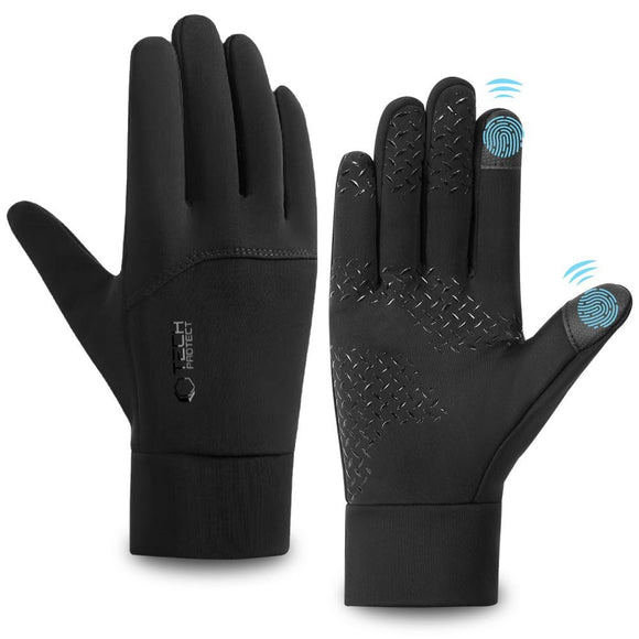 Tech-Protect Touch Screen Handsker - Størrelse M (24 x 22 cm) - Sort