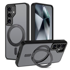 Samsung Galaxy S25 Tech-Protect MagRing Cover - MagSafe Kompatibel - Mat Sort