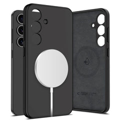 Samsung Galaxy S25+ (Plus) Tech-Protect Silikone Cover - MagSafe Kompatibel - Sort