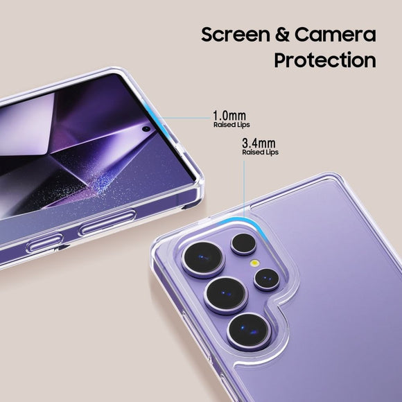 Samsung Galaxy S25 Ultra Tech-Protect Flexair Hybrid Cover - Gennemsigtig