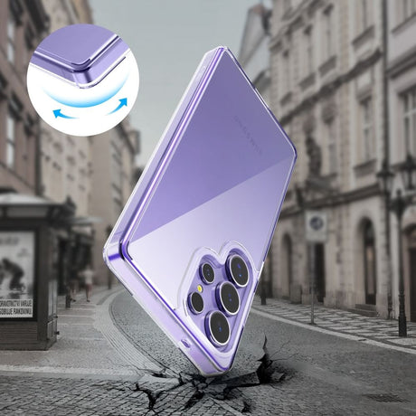 Samsung Galaxy S25 Ultra Tech-Protect Flexair Hybrid Cover - Gennemsigtig