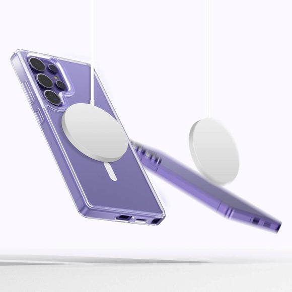 Samsung Galaxy S25 Ultra Tech-Protect Flexair Hybrid Cover - MagSafe Kompatibel - Gennemsigtig