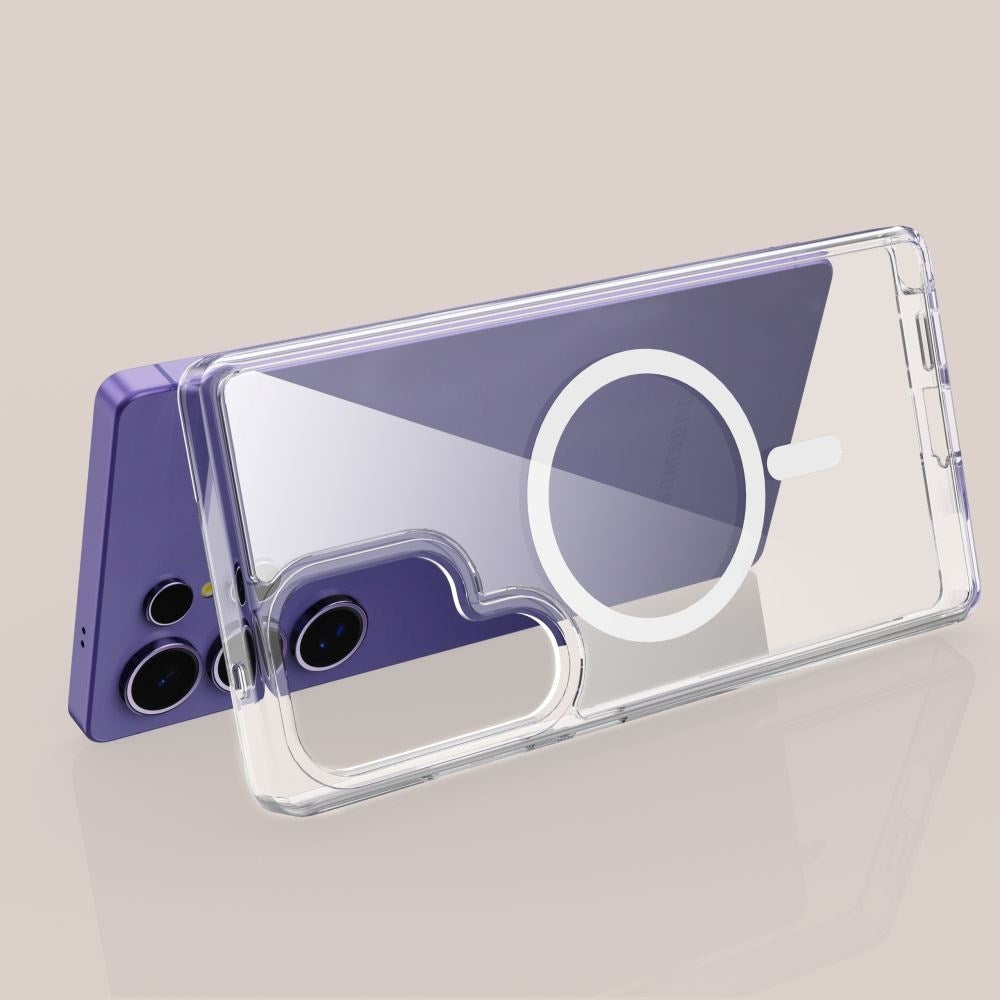 Samsung Galaxy S25 Ultra Tech-Protect Flexair Hybrid Cover - MagSafe Kompatibel - Gennemsigtig
