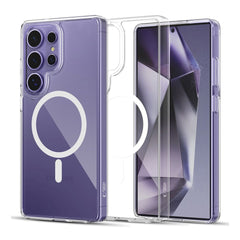 Samsung Galaxy S25 Ultra Tech-Protect Flexair Hybrid Cover - MagSafe Kompatibel - Gennemsigtig