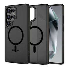 Samsung Galaxy S25 Ultra Tech-Protect Magmat Cover - MagSafe Kompatibel - Mat Sort