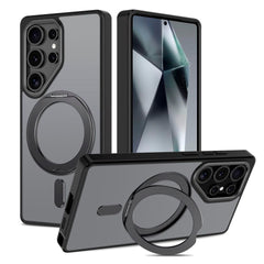 Samsung Galaxy S25 Ultra Tech-Protect MagRing Cover - MagSafe Kompatibel - Mat Sort