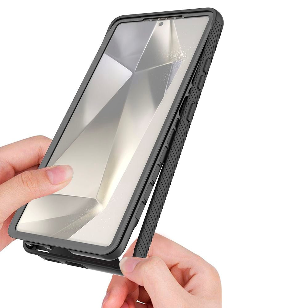 Samsung Galaxy S25 Ultra Tech-Protect Defense Hybrid Cover - MagSafe Kompatibel - Gennemsigtig / Sort