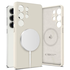 Samsung Galaxy S25 Ultra Tech-Protect Silikone Cover - MagSafe Kompatibel - Beige