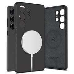 Samsung Galaxy S25 Ultra Tech-Protect Silikone Cover - MagSafe Kompatibel - Sort