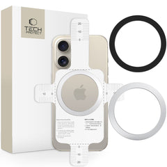 Tech-Protect MMP-110 Magnetisk MagSafe Ring - Sølv / Sort