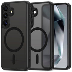 Samsung Galaxy S25 Tech-Protect MagCam Cover - MagSafe Kompatibel - Mat Sort