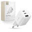 Tech-Protect 100W Vægoplader - 1 x USB-A - 2 x USB-C - Hvid
