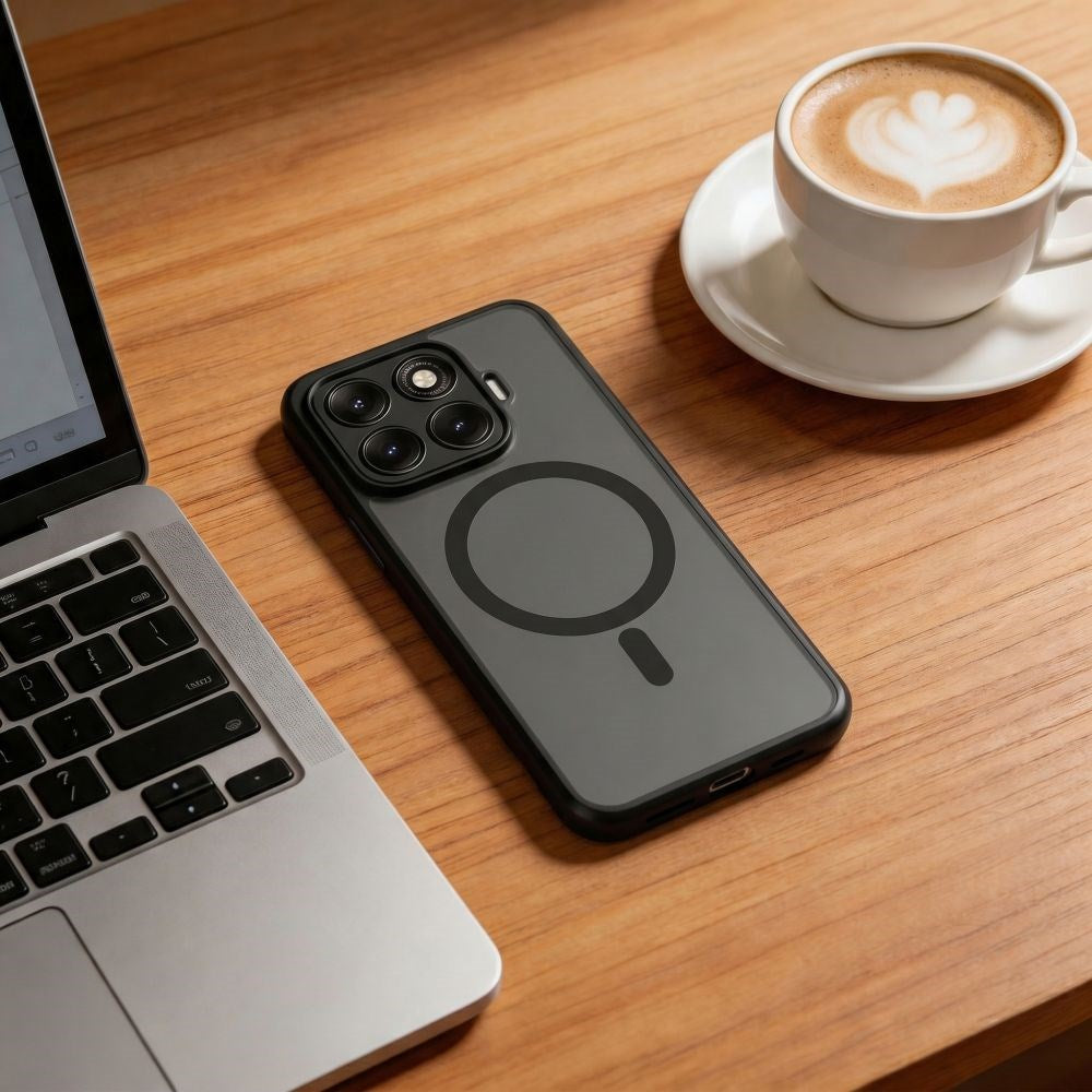 Xiaomi 17T Tech-Protect MagMat Hybrid Cover - MagSafe Kompatibel - Sort