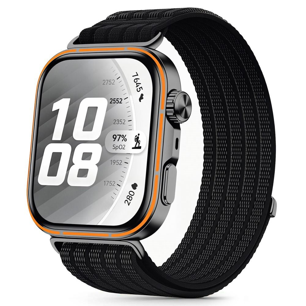 Huawei Watch Fit 5 Pro / 5 / 4 Pro / 4 / 3 Tech-Protect Nylon Rem - Sort