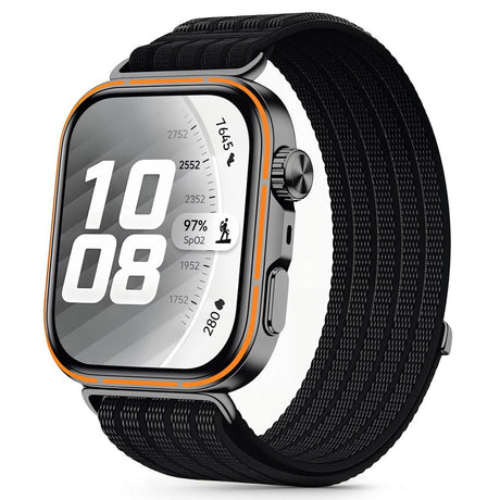 Huawei Watch Fit 5 Pro / 5 / 4 Pro / 4 / 3 Tech-Protect Nylon Rem - Sort