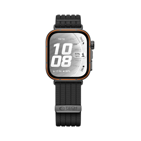 Huawei Watch Fit 5 Pro / 5 / 4 Pro / 4 / 3 Tech-Protect Nylon Rem - Sort