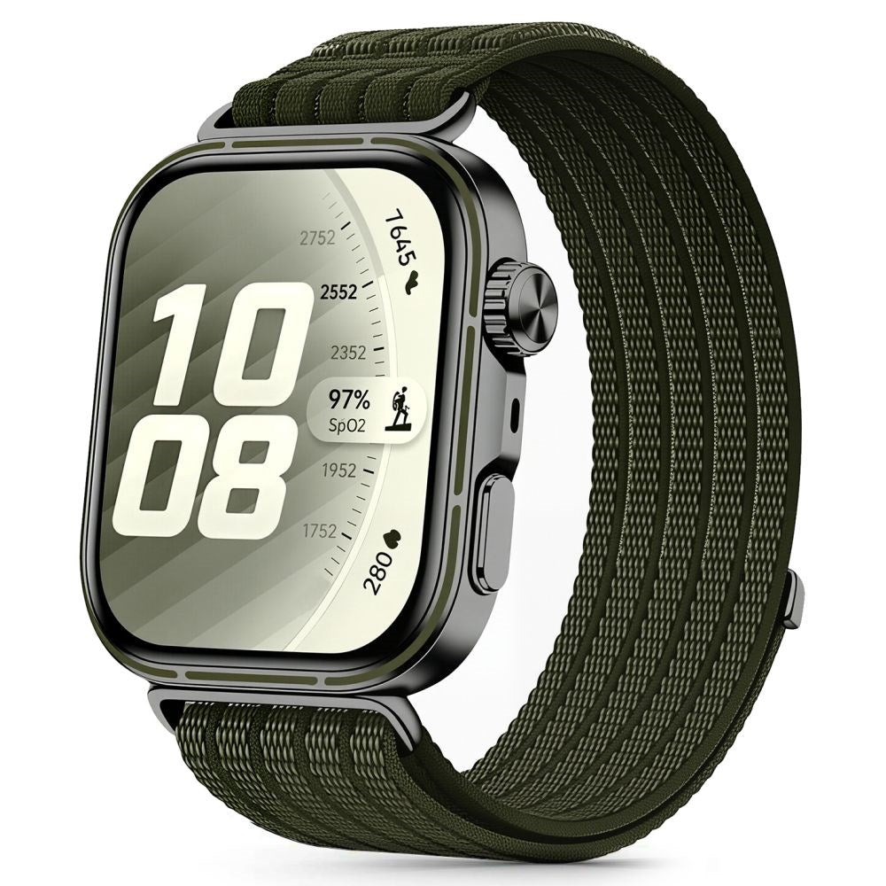 Huawei Watch Fit 5 Pro / 5 / 4 Pro / 4 / 3 Tech-Protect Nylon Rem - Grøn