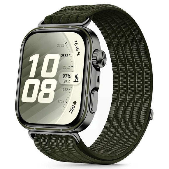 Huawei Watch Fit 5 Pro / 5 / 4 Pro / 4 / 3 Tech-Protect Nylon Rem - Grøn