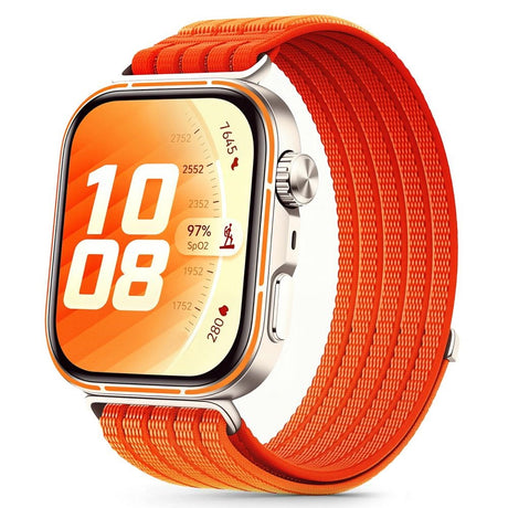 Huawei Watch Fit 5 Pro / 5 / 4 Pro / 4 / 3 Tech-Protect Nylon Rem - Orange